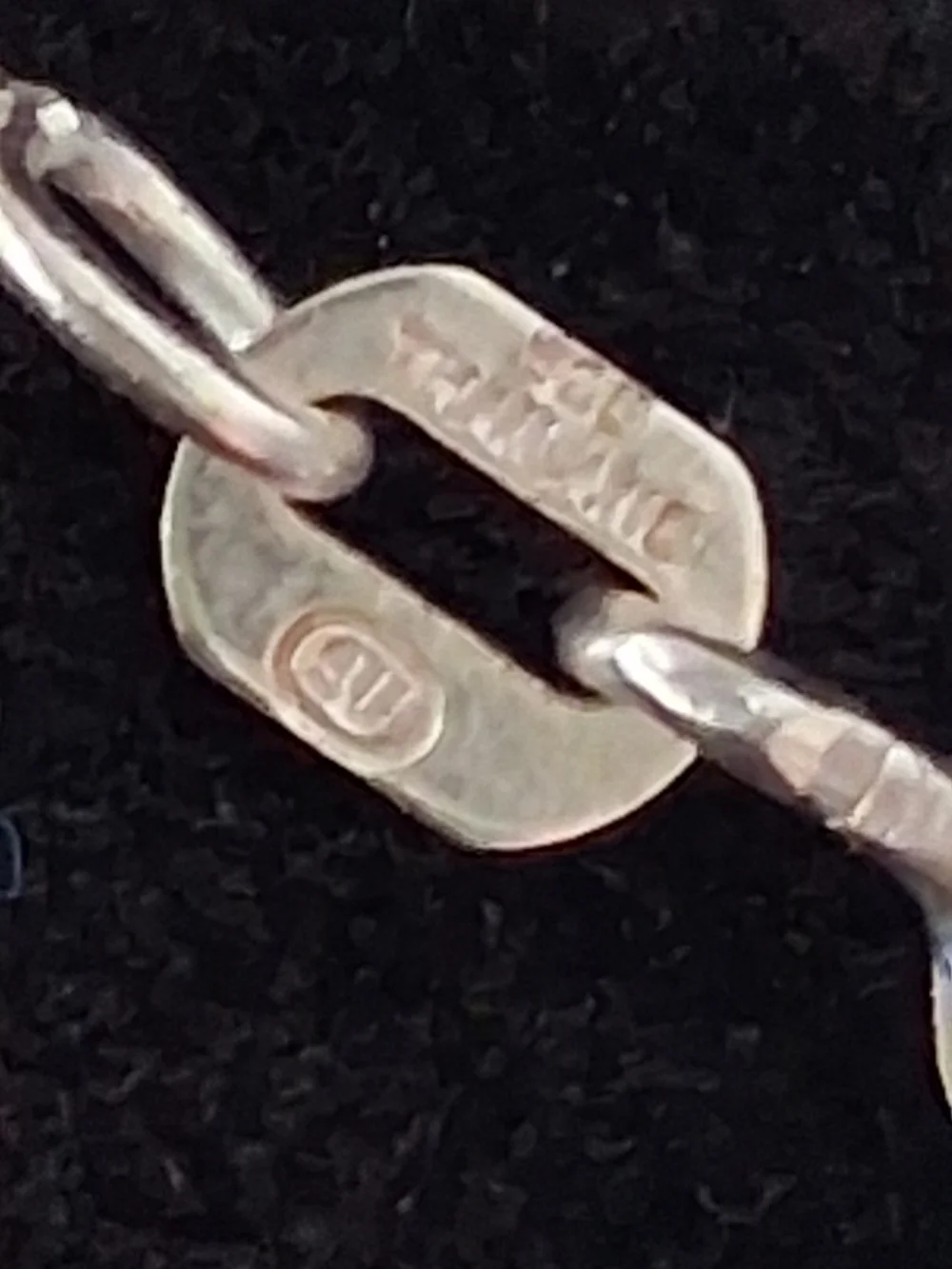 Sterling Silver 925 Crown Key Pendant W Genuine Diamond Center Necklace 22 In - Picture 13 of 14